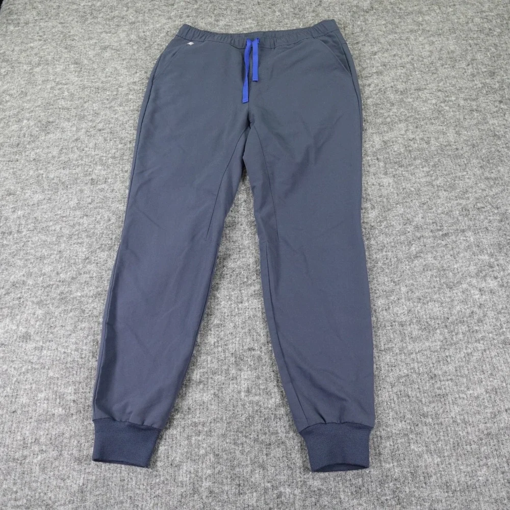 Figs Scrub Pants Mens Large Grey Tansen Jogger 5 Pocket Medical Nurse Doctor‎